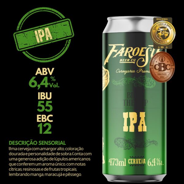 Faroeste Beer IPA - Lata 473 mL