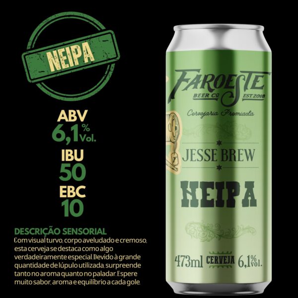 Faroeste Beer Neipa - Lata 473 mL
