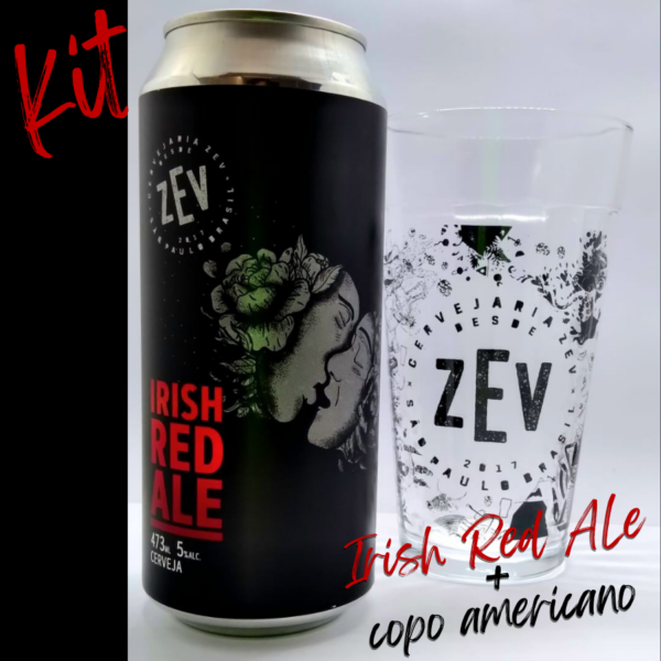KIT IRISH RED ALE 473 ML + COPO AMERICANO 450 ML
