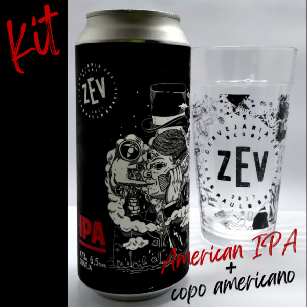 KIT IPA 473 ML + COPO AMERICANO 450 ML
