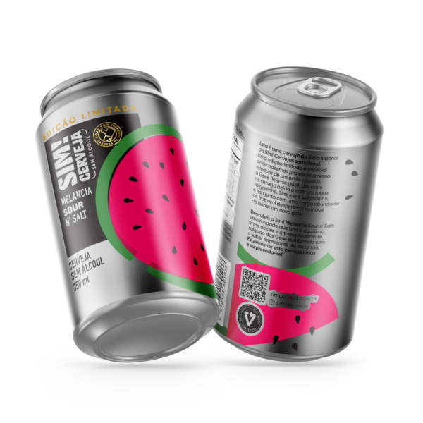 SIM! Cerveja Sem Álcool - Melancia SOUR'n Salt