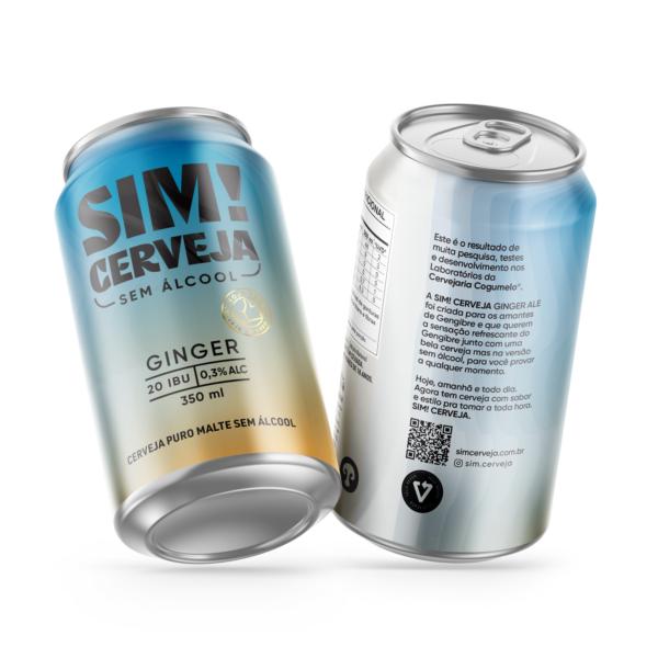 SIM! Cerveja Sem Álcool - GINGER