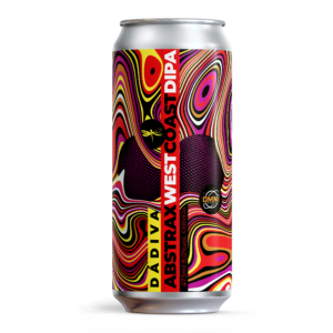 Mockup da lata de 473ml da cerveja Dádiva Abstrax.