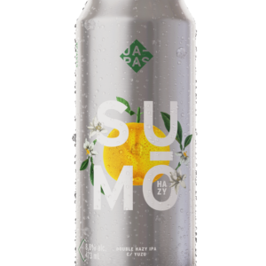Imagem da lata da cerveja Sumô, da Japas Cervejaria